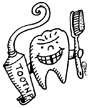 brushing teeth