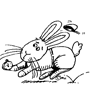 bunny running late