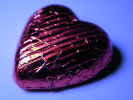 a chocolate heart