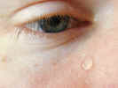 an eye and a tear